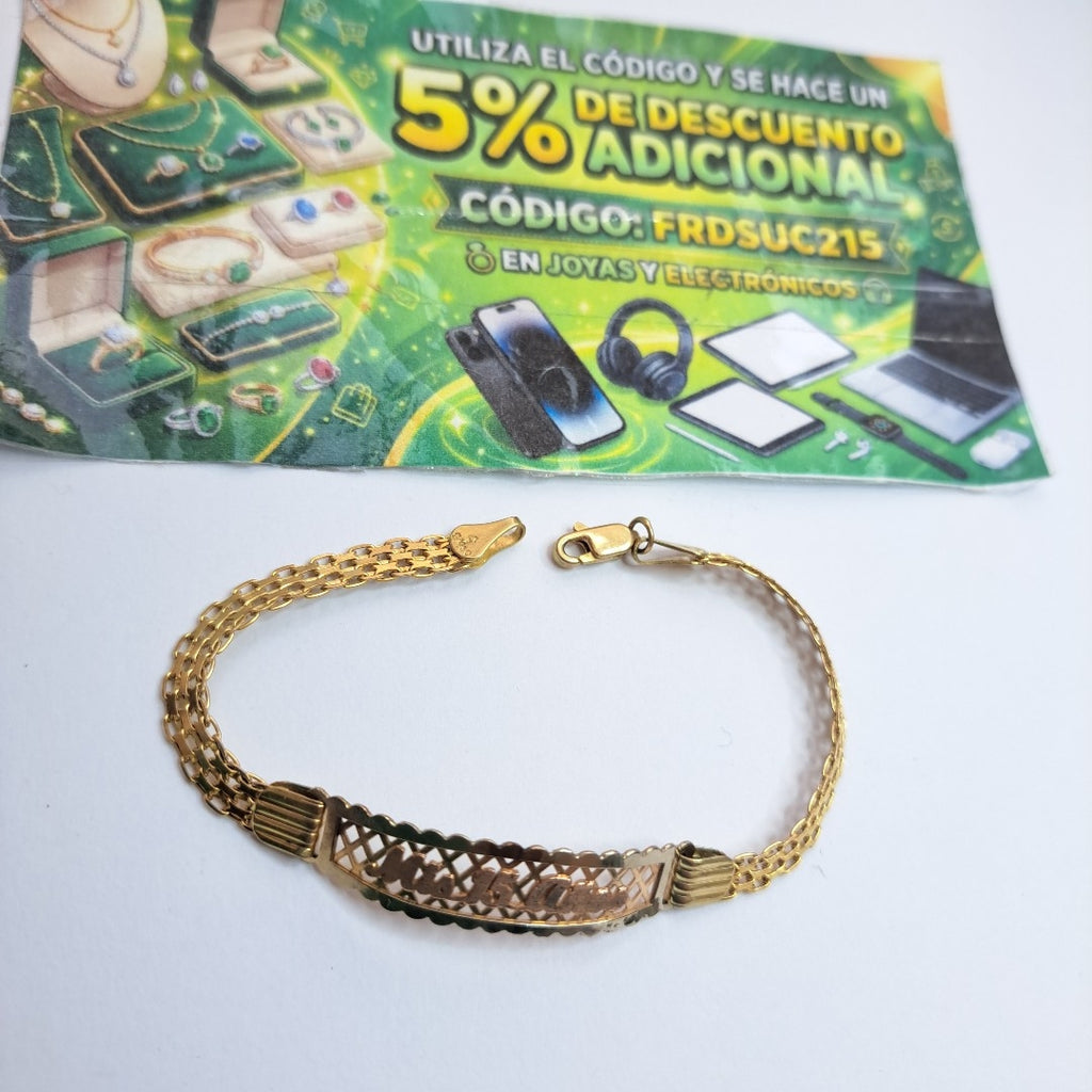 ESCLAVA ORO 10 K 5,00 GRMS (SEMINUEVO)