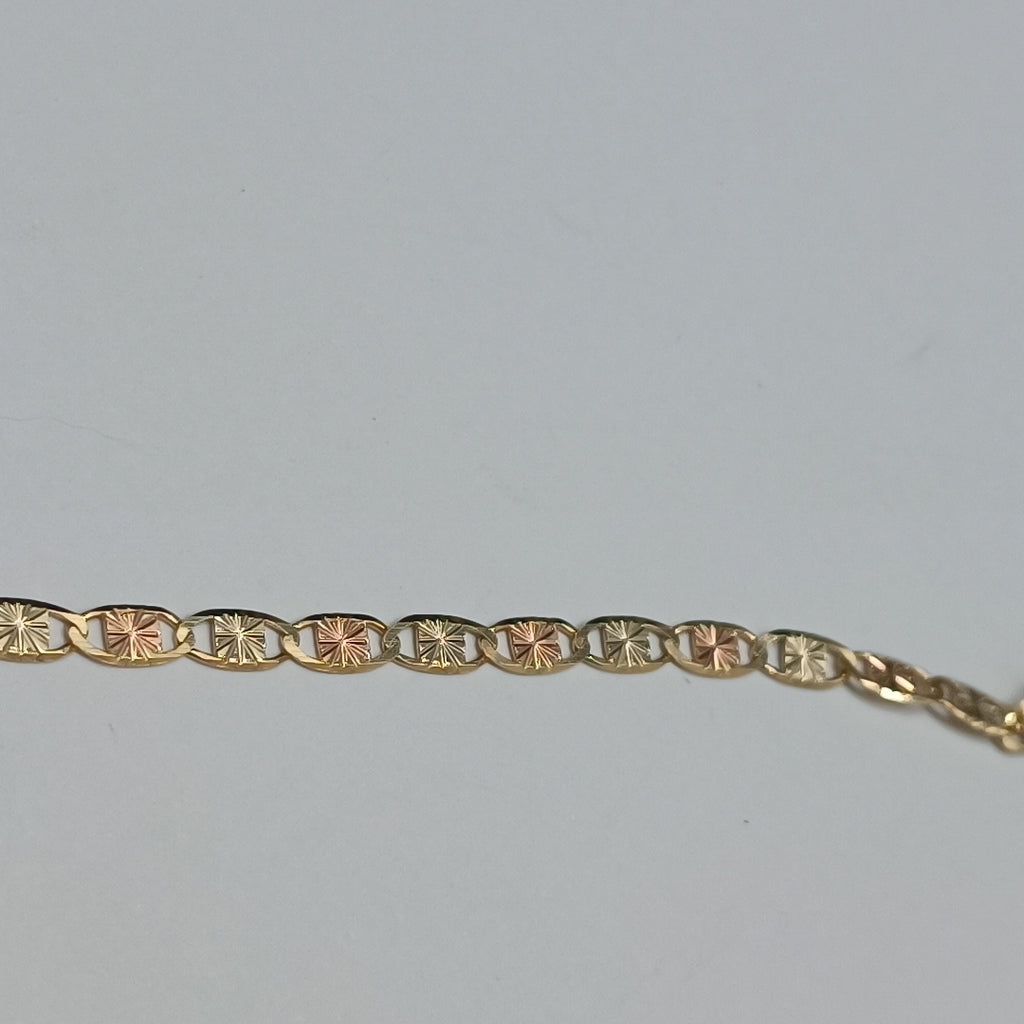 PULSERA GUCHI 14K 18 CM 2.9 GR (NUEVO)