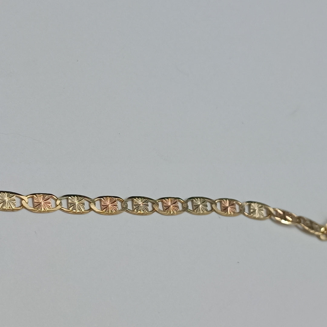 PULSERA GUCHI 14K 18 CM 2.9 GR (NUEVO)