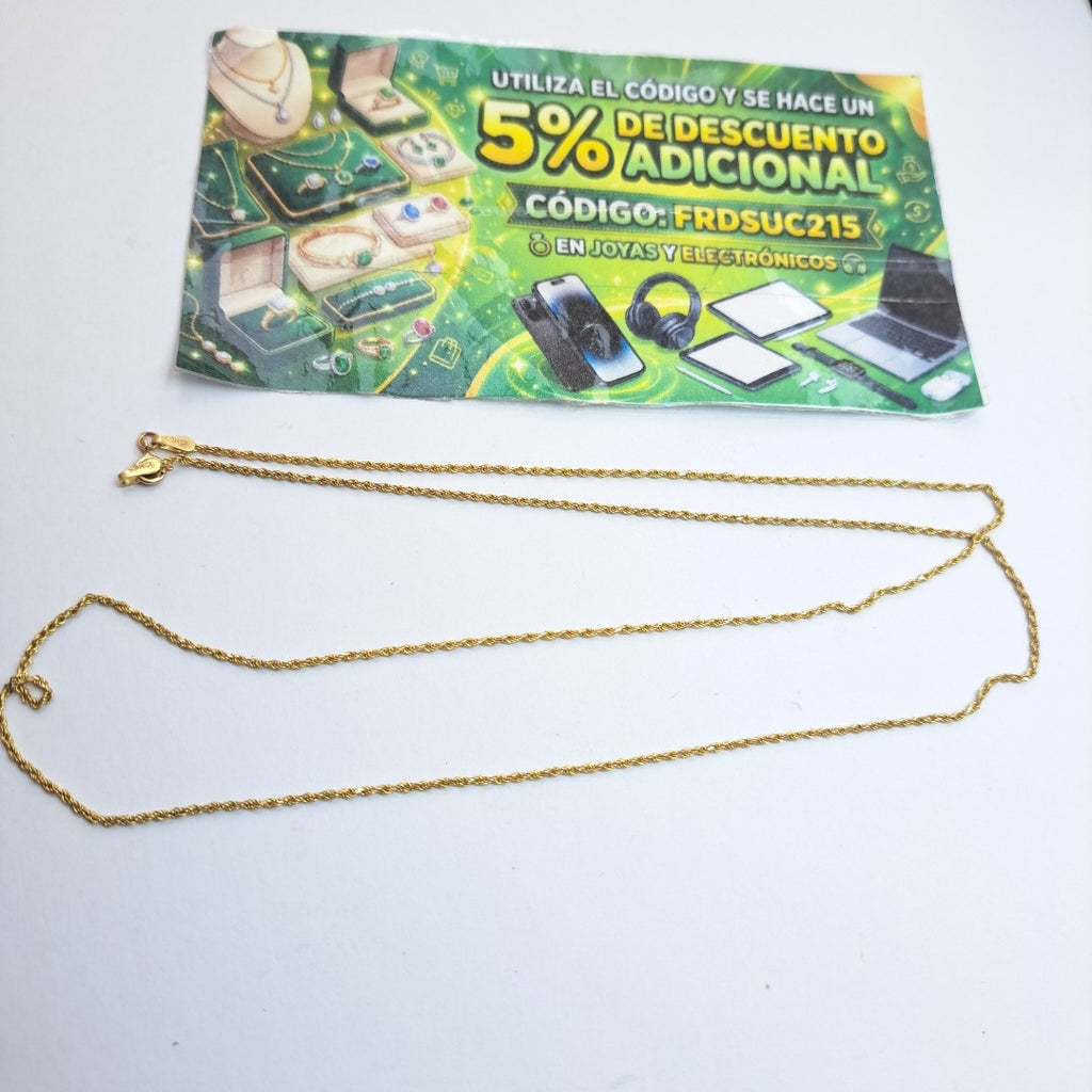 CADENA ORO 10 K 3,20 GRMS (SEMINUEVO)