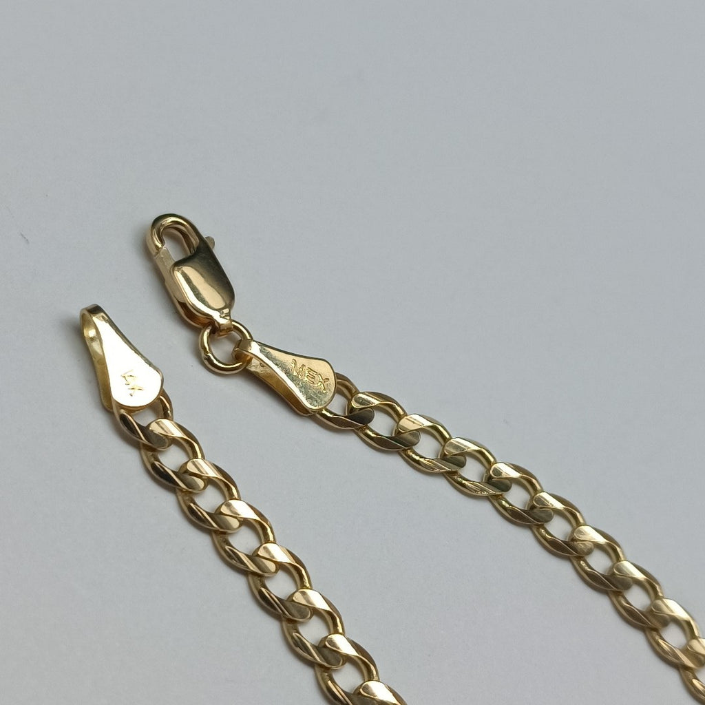 PULSERA BARBADA 14K 21 CM 5 GR (NUEVO)