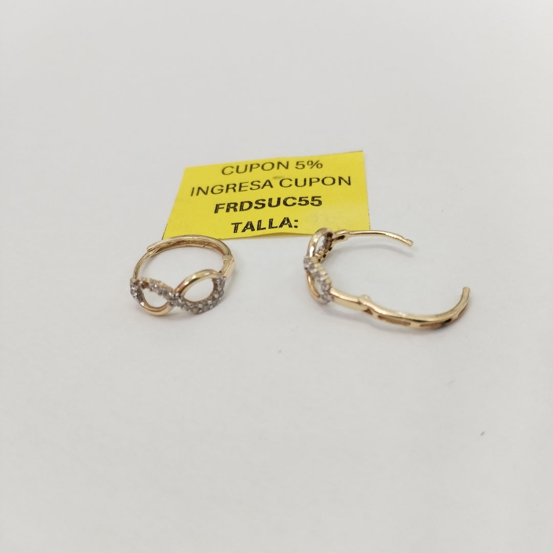 ARRACADAS PAR ORO 14 K 1,70 GRMS (SEMINUEVO)