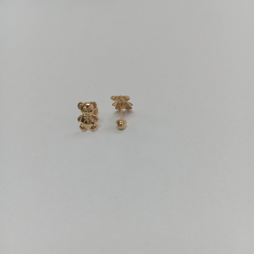 BROQUELES BROQUEL FIG OSO 14K 0.2592 GR (NUEVO)