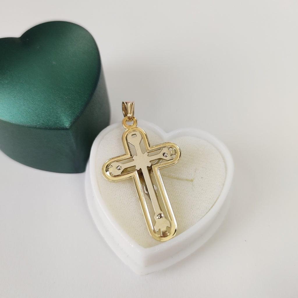CRUCIFIJO ORO 10 K 3.2 GRMS (SEMINUEVO)