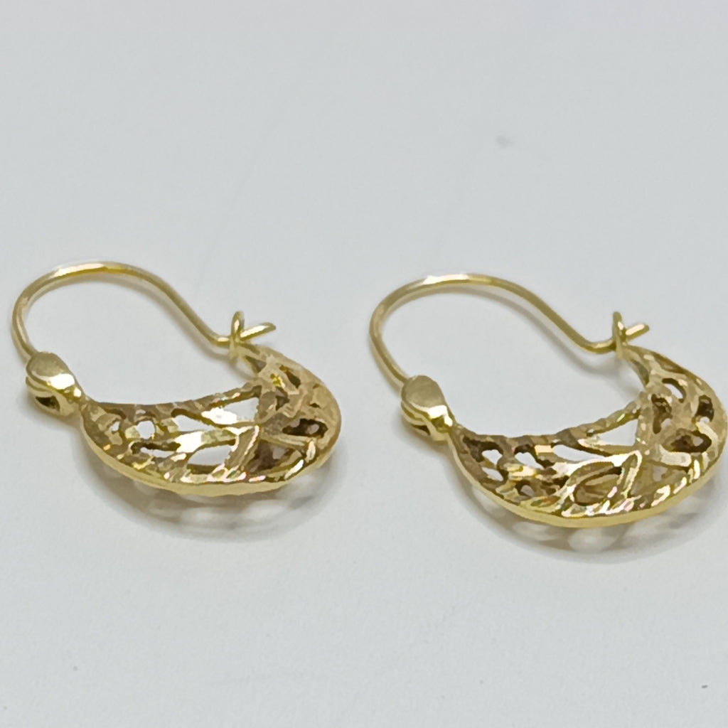 ARRACADAS PAR ORO 10 K 0.9 GRMS (SEMINUEVO)