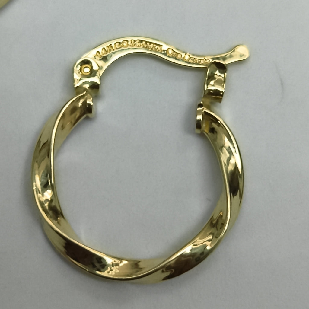 ARETES ARRACADAS TORZAL 14K 1.1 GR (NUEVO)
