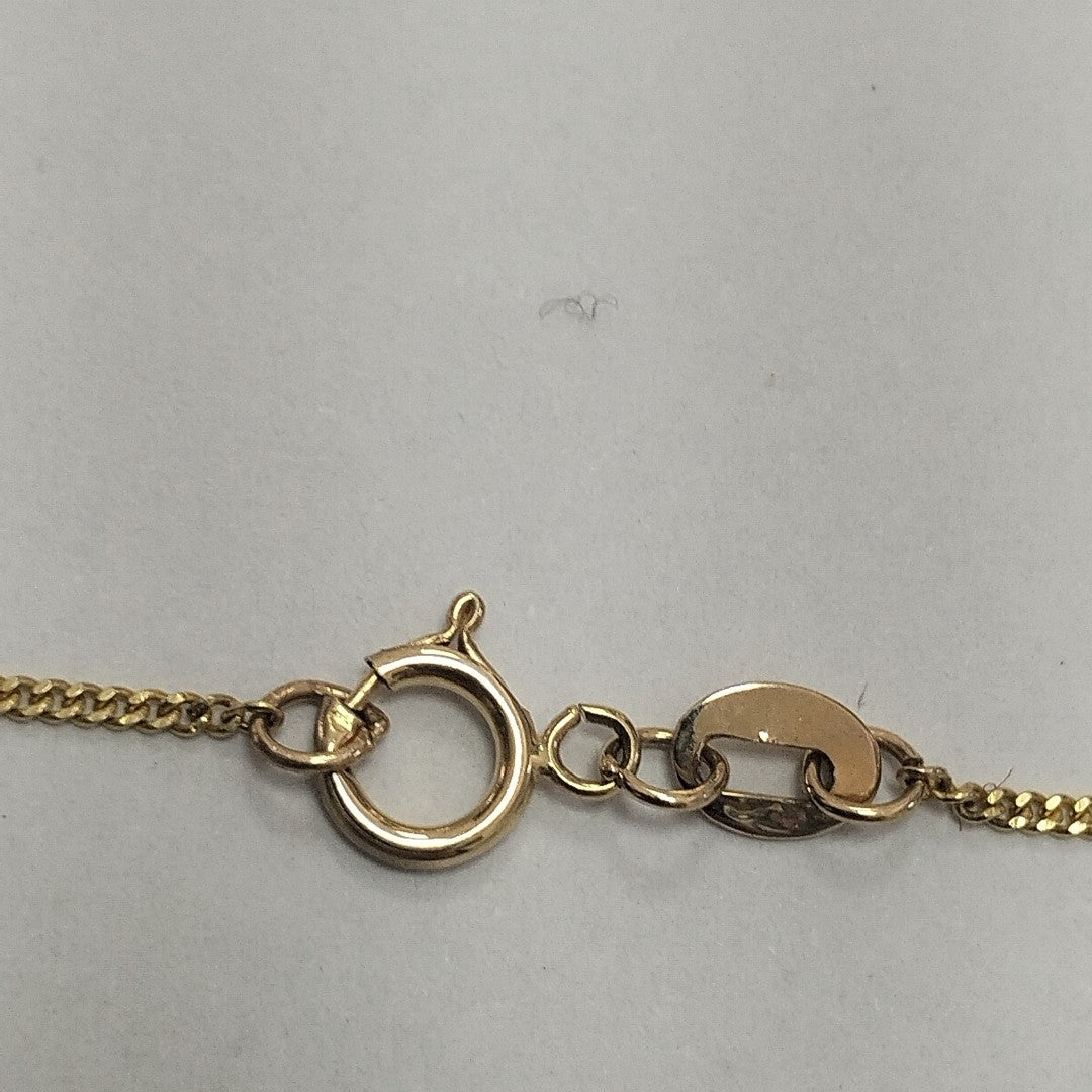 PULSERAS TEJIDO ESPECIAL C/DIJE ORO 10K 18 CM 0.9 GR (NUEVO)