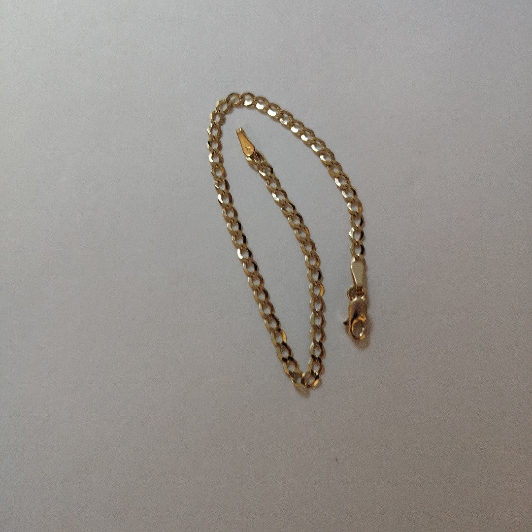 PULSERA BARBADA 14K 18 CM 2.1 GR (NUEVO)