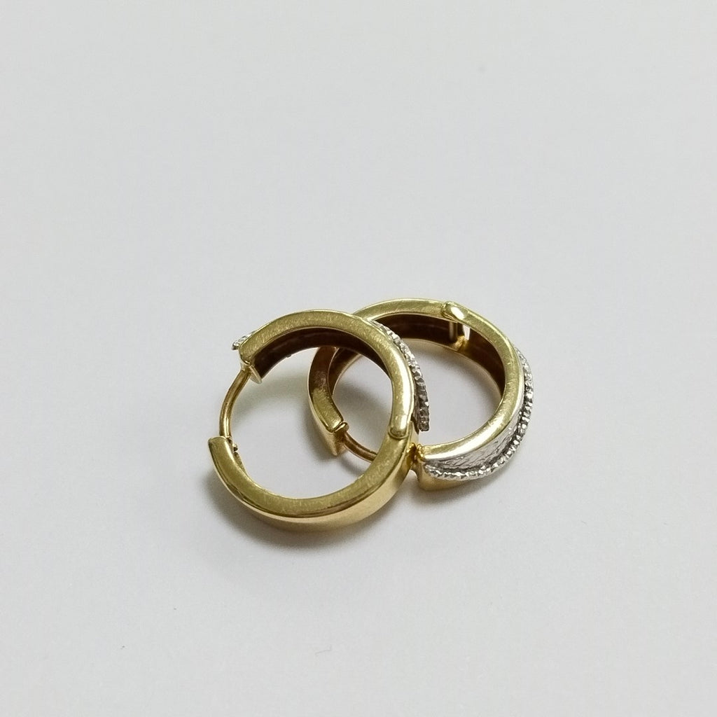 ARETES PAR ORO 14 K 1.8 GRMS (SEMINUEVO)