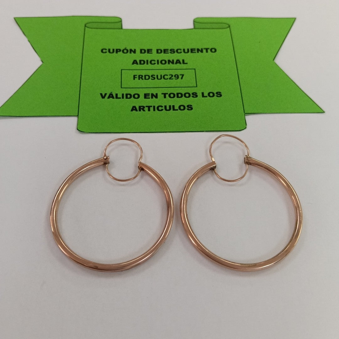 ARRACADAS PAR ORO 10 K 2.6 GRMS (SEMINUEVO)
