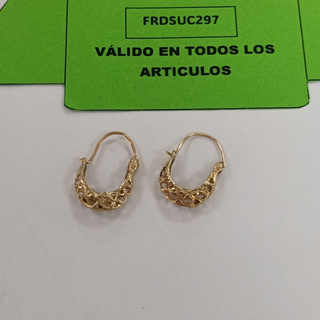 ARRACADAS PAR ORO 10 K 1,50 GRMS (SEMINUEVO)