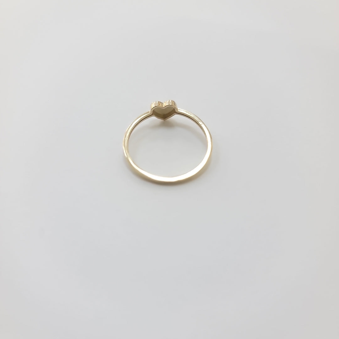 ANILLOS ANILLITO FIG CORAZON 10K TALLA 7 1.2 GR (NUEVO)