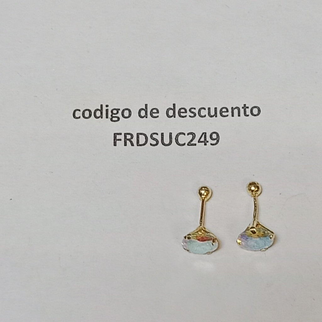 BROQUELES PAR ORO 10 K 0,60 GRMS (SEMINUEVO)