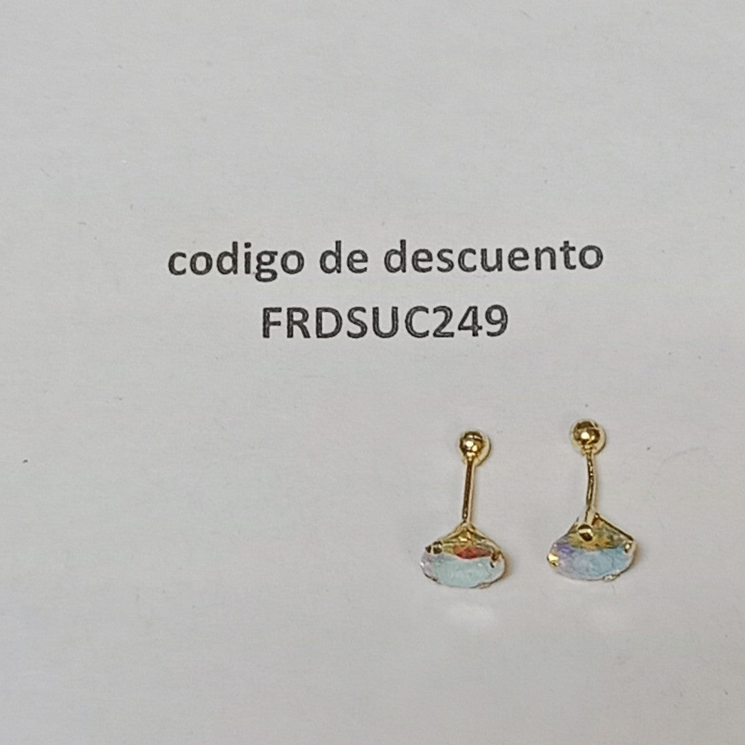 BROQUELES PAR ORO 10 K 0,60 GRMS (SEMINUEVO)