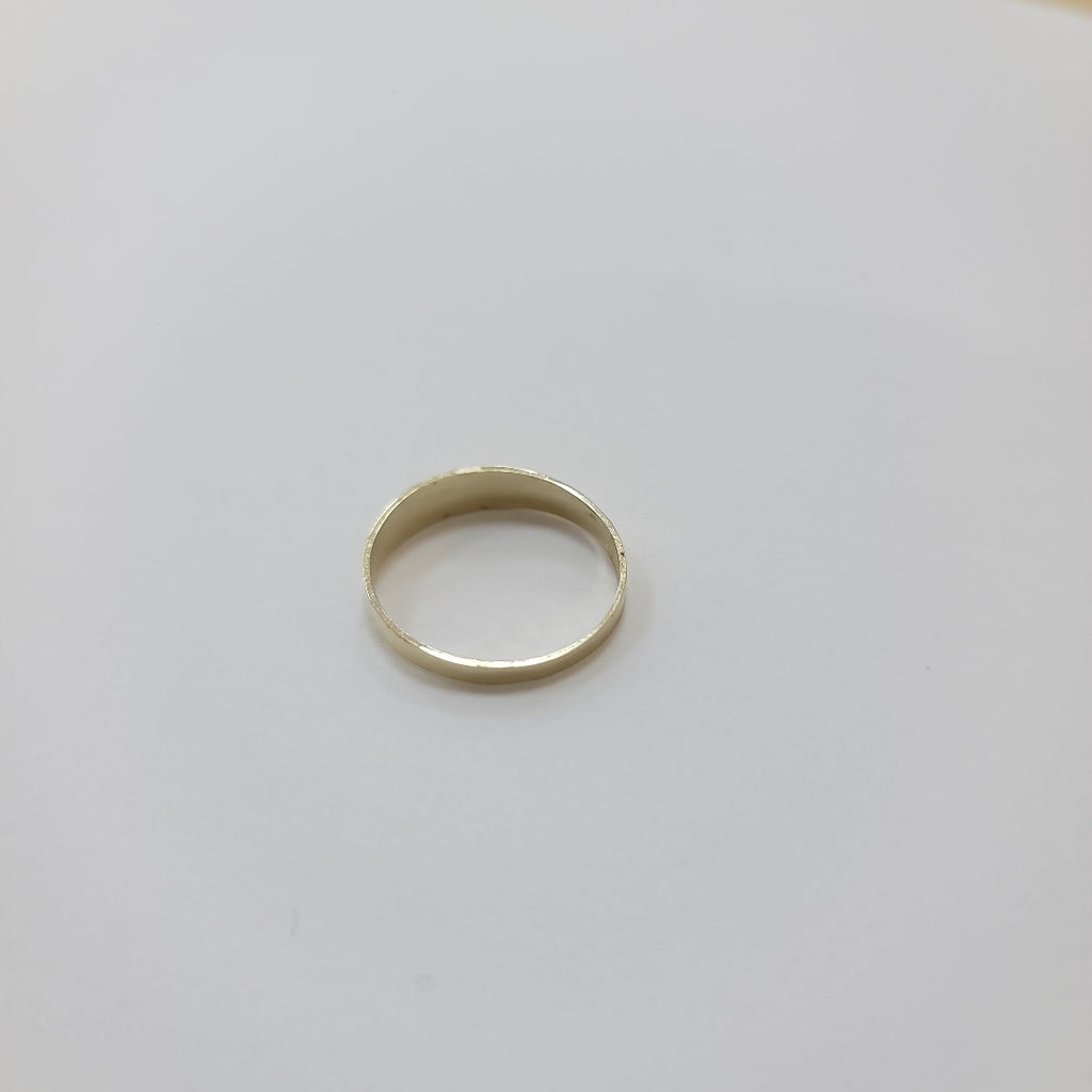 ANILLOS ARGOLLA DE LA SUERTE 10K TALLA 9 1.3 GR (NUEVO)