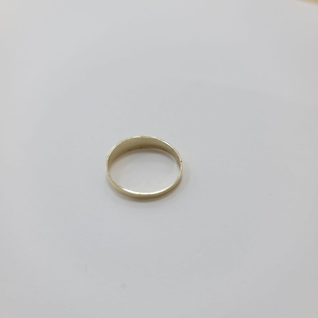 ANILLOS ARGOLLA DE LA SUERTE 10K TALLA 9 1.3 GR (NUEVO)