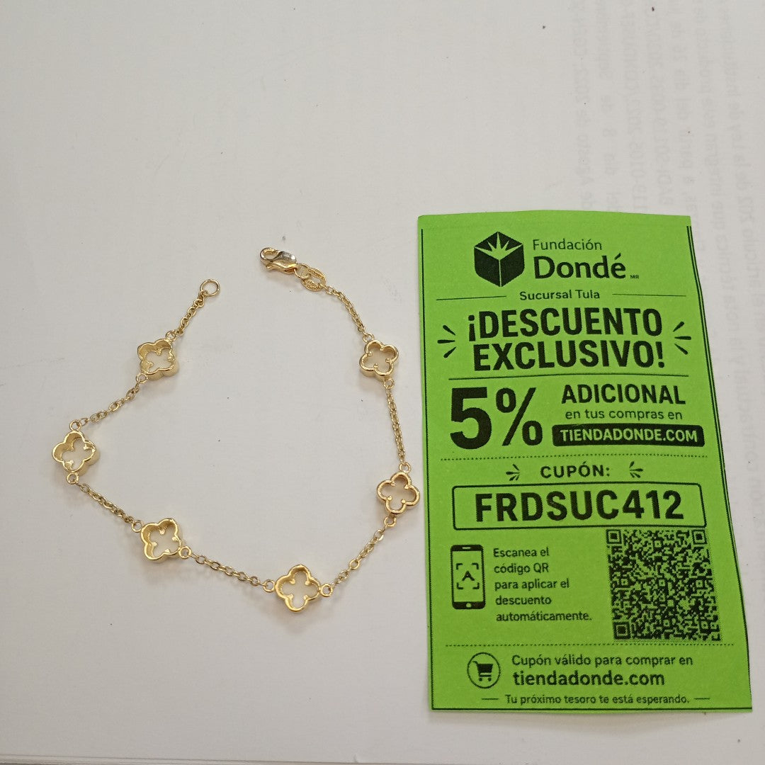 PULSERA ESPECIAL 14K 18 CM 4.3 GR (NUEVO)