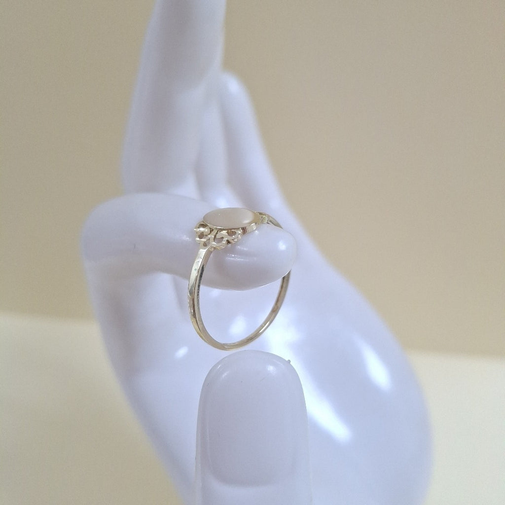 ANILLOS ANILLITO 10K TALLA 8 1 GR (NUEVO)