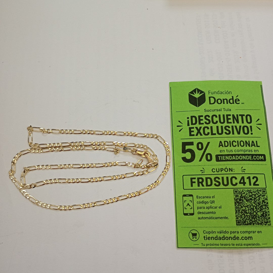 CADENA 3X1 14K 55 CM 4.9 GR (NUEVO)