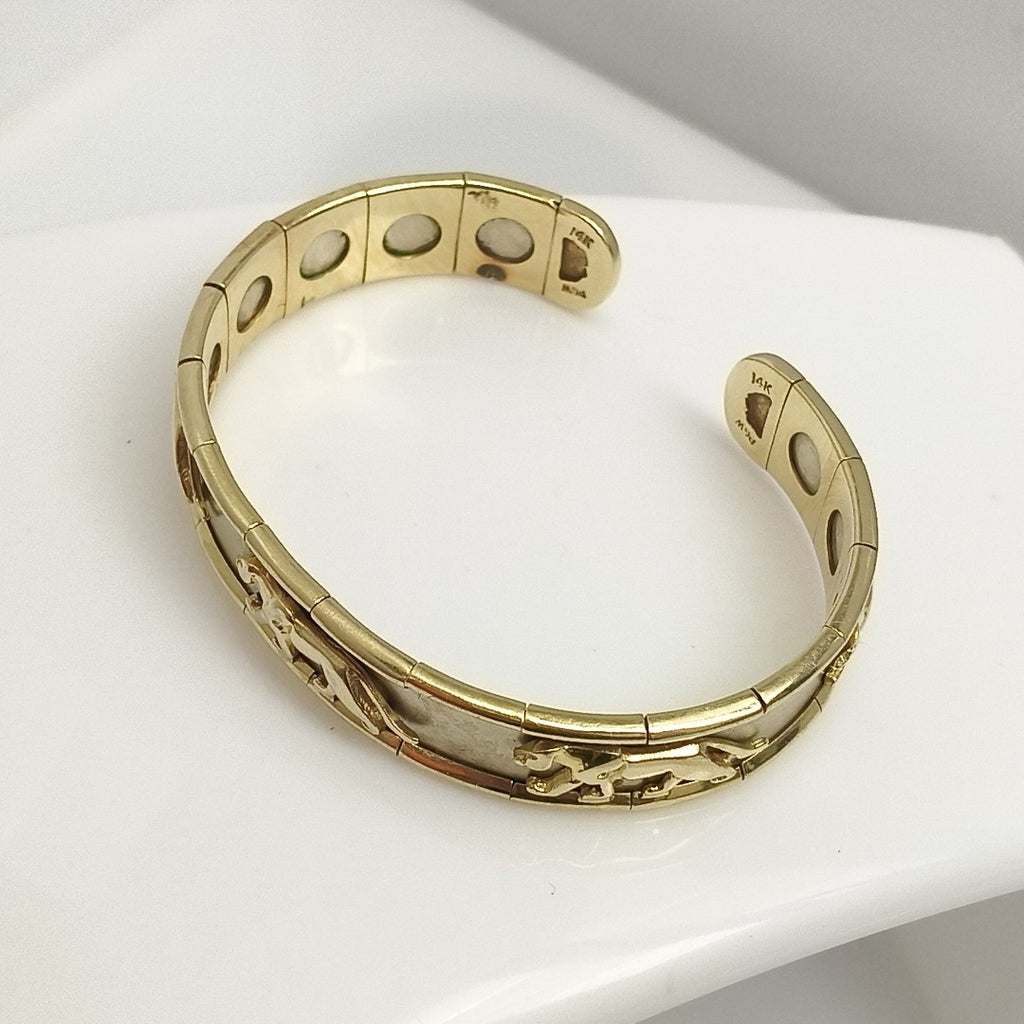 BRAZALETE ORO 14 K 32.8 GRMS (SEMINUEVO)