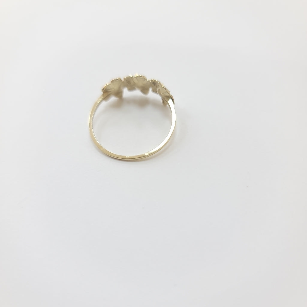 ANILLOS ANILLITO FIG FLORES 10K TALLA 9 1.3 GR (NUEVO)