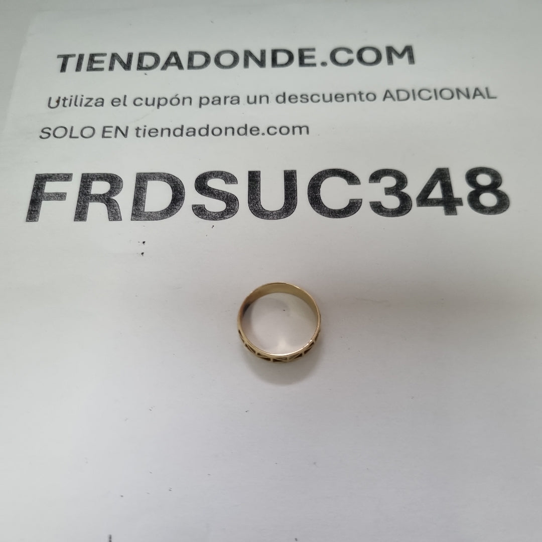 ANILLO ORO 14 K 1,60 GRMS (SEMINUEVO)