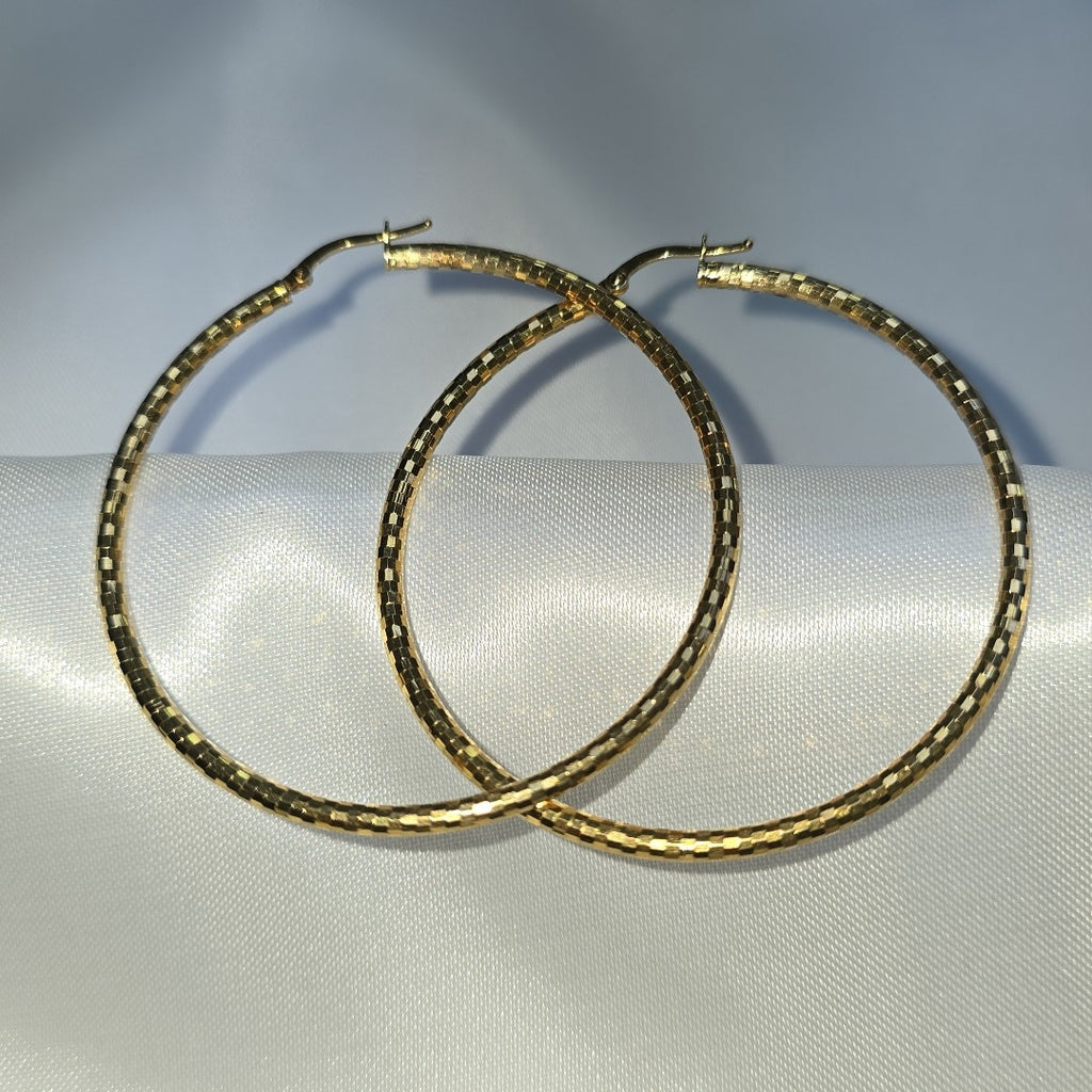 ARRACADAS PAR ORO 14 K 4,40 GRMS (SEMINUEVO)