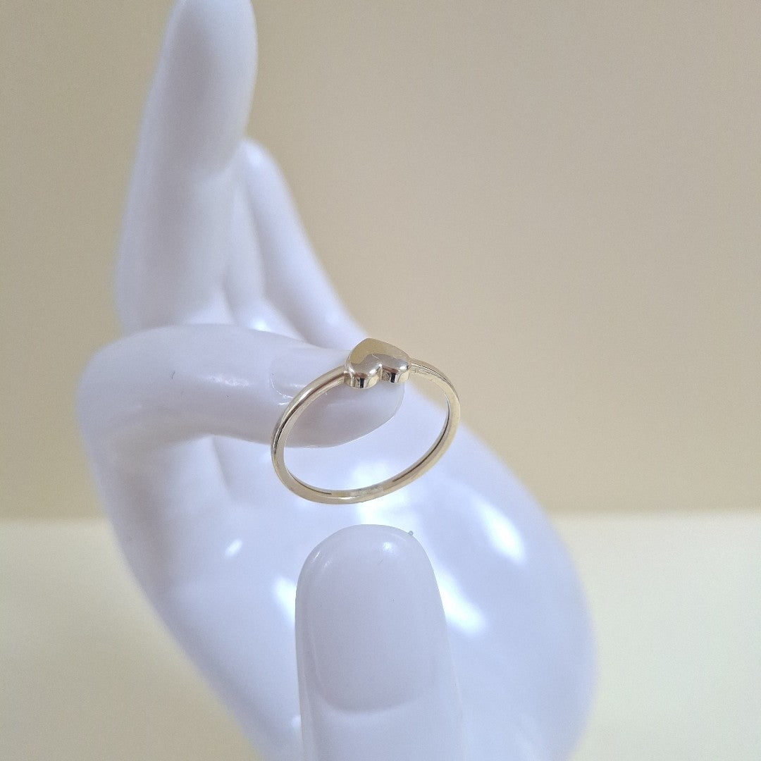 ANILLOS ANILLITO FIG CORAZON 10K TALLA 7 1.1 GR (NUEVO)