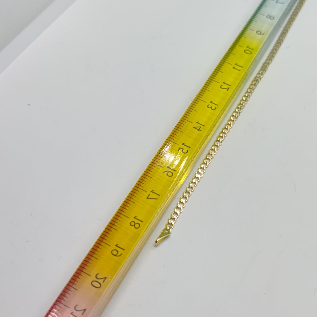 PULSERA BARBADA 14K 18 CM 2.1 GR (NUEVO)