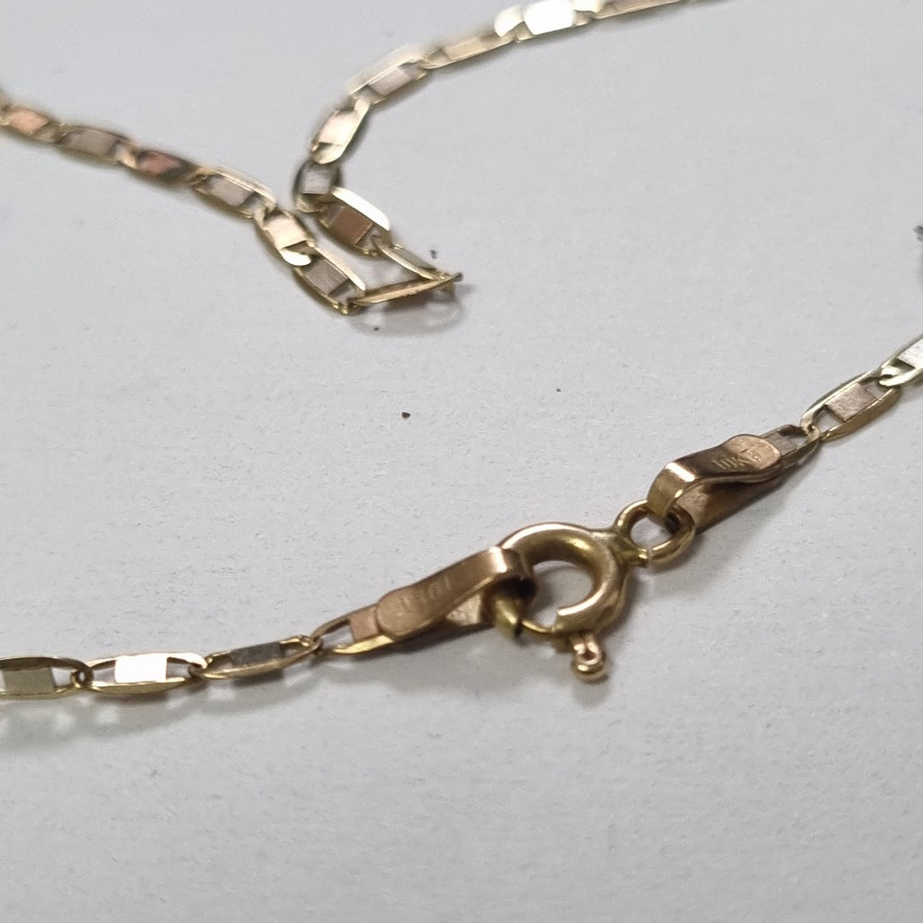CADENA ORO COMBINADO 10 K 2,60 GRMS (SEMINUEVO)