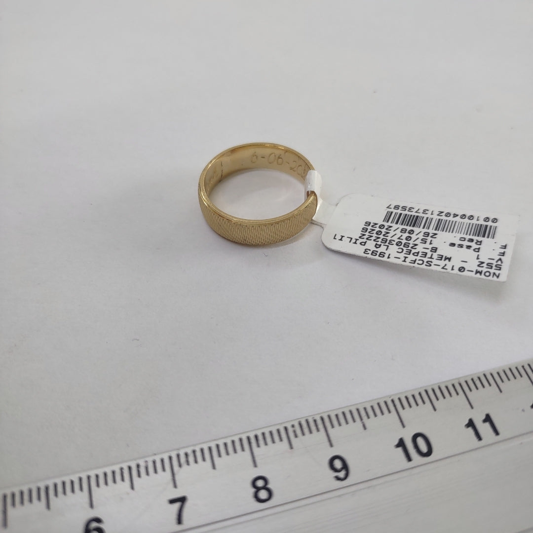 ARGOLLA ORO 14 K 2.7 GRMS (SEMINUEVO)