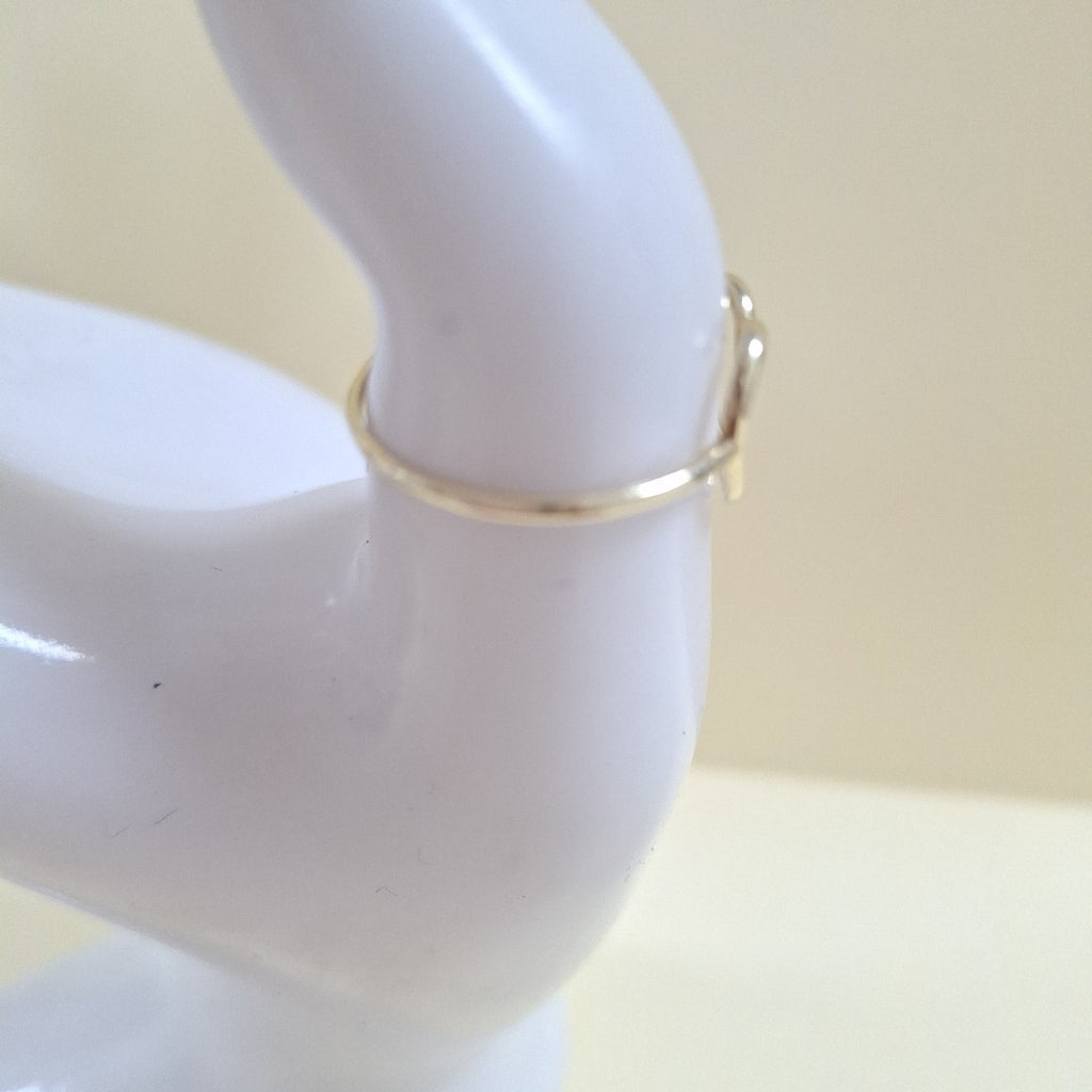 ANILLOS ANILLITO FIG CORAZON 10K TALLA 8 0.8 GR (NUEVO)