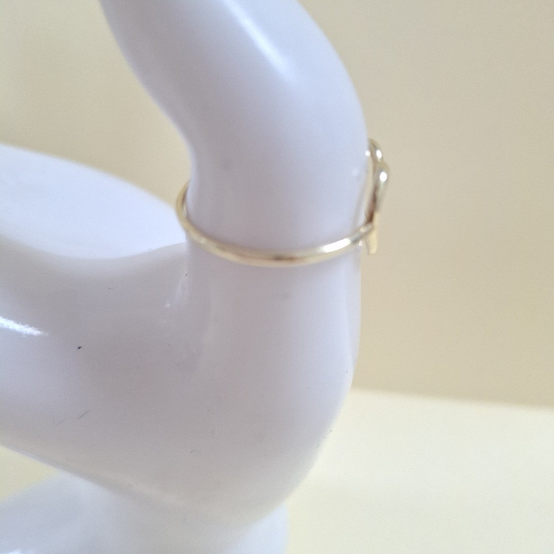 ANILLOS ANILLITO FIG CORAZON 10K TALLA 8 0.8 GR (NUEVO)