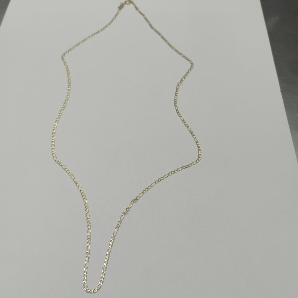 CADENAS TEJIDO 3X1 ORO 10K 55 CM 2.2 GR (NUEVO)