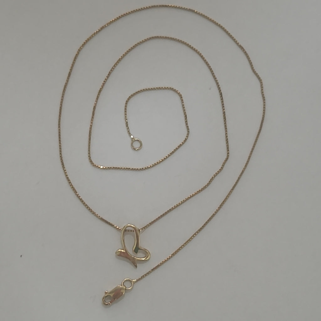 CADENA, DIJE ORO 14 K 2 GRMS (SEMINUEVO)