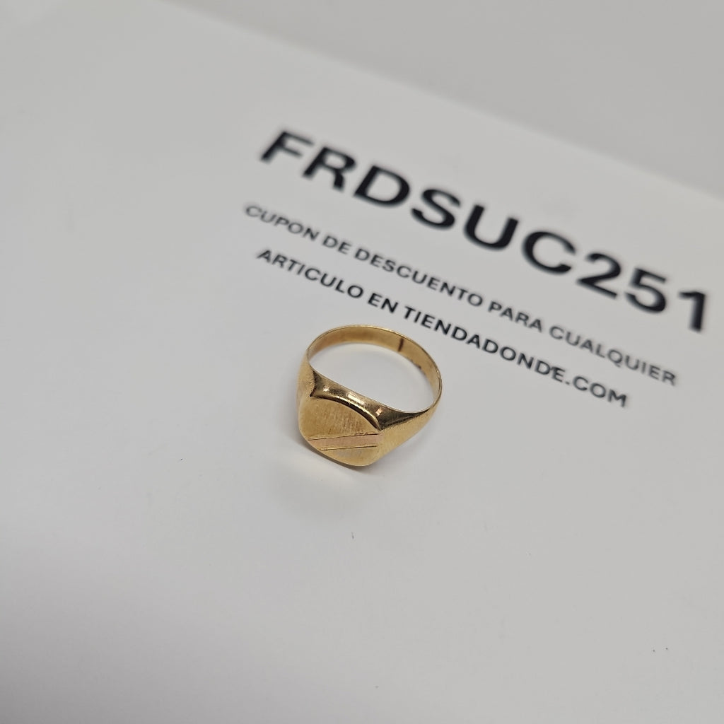 ANILLO ORO 10 K 3,30 GRMS (SEMINUEVO)