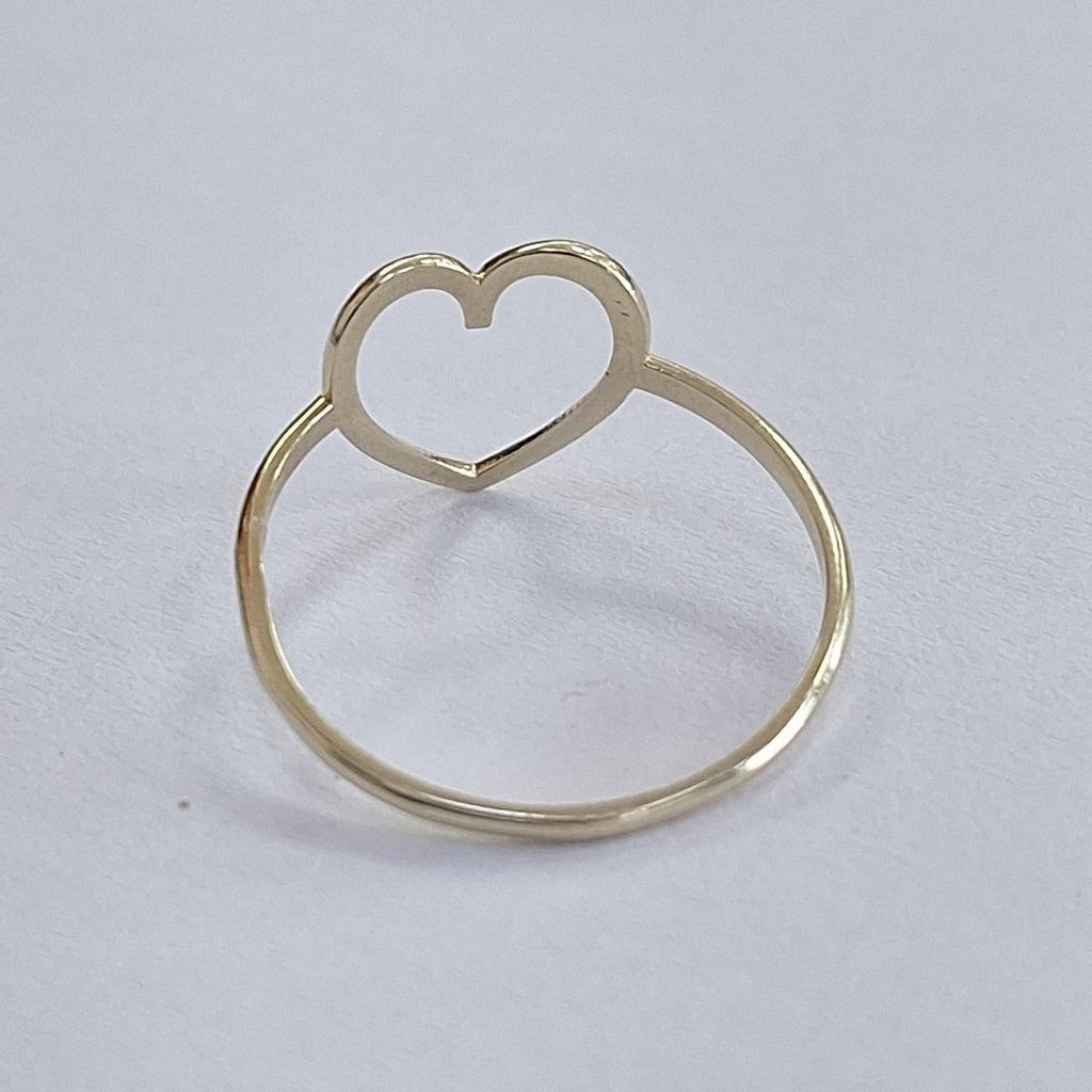 ANILLOS ANILLITO FIG CORAZON 10K TALLA 7 0.8 GR (NUEVO)