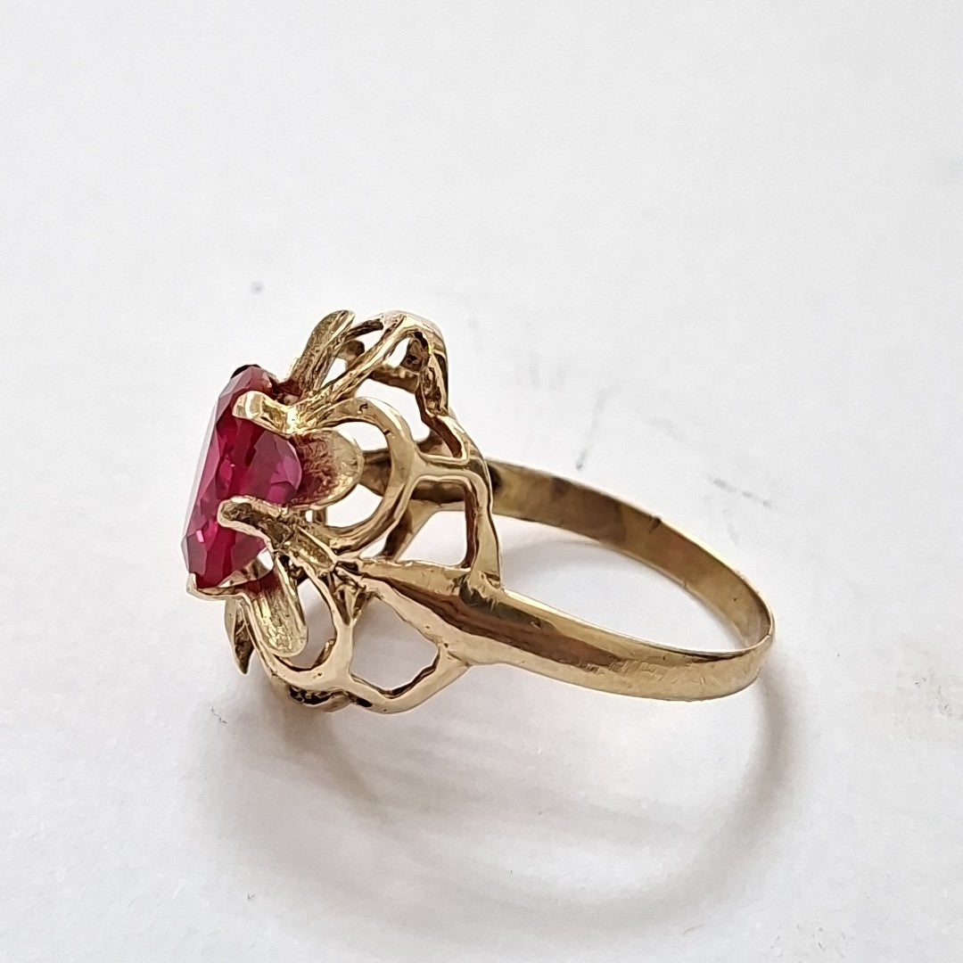 ANILLO ORO 14 K 3.4 GRMS (SEMINUEVO)