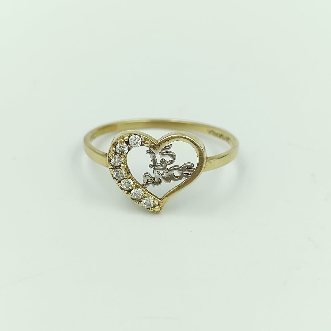 ANILLO ORO 10 K 1.4 GRMS (SEMINUEVO)