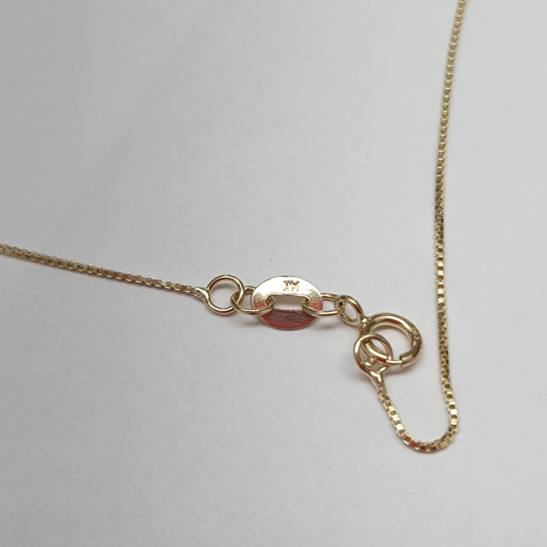 CADENA VENECIANO 14K 55 CM 1.8 GR (NUEVO)