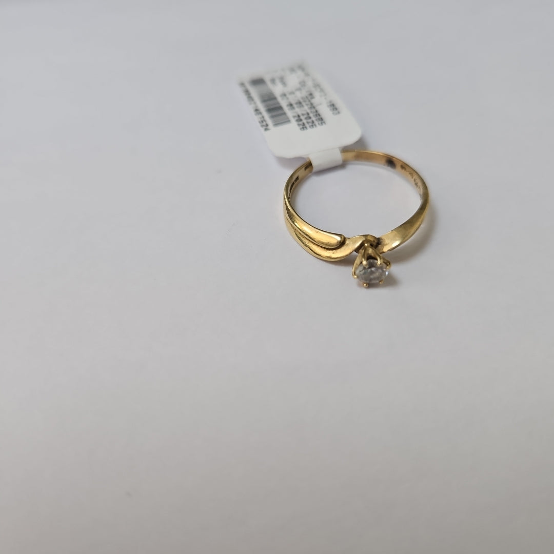 SOLITARIO ORO 14 K 1.9 GRMS (SEMINUEVO)
