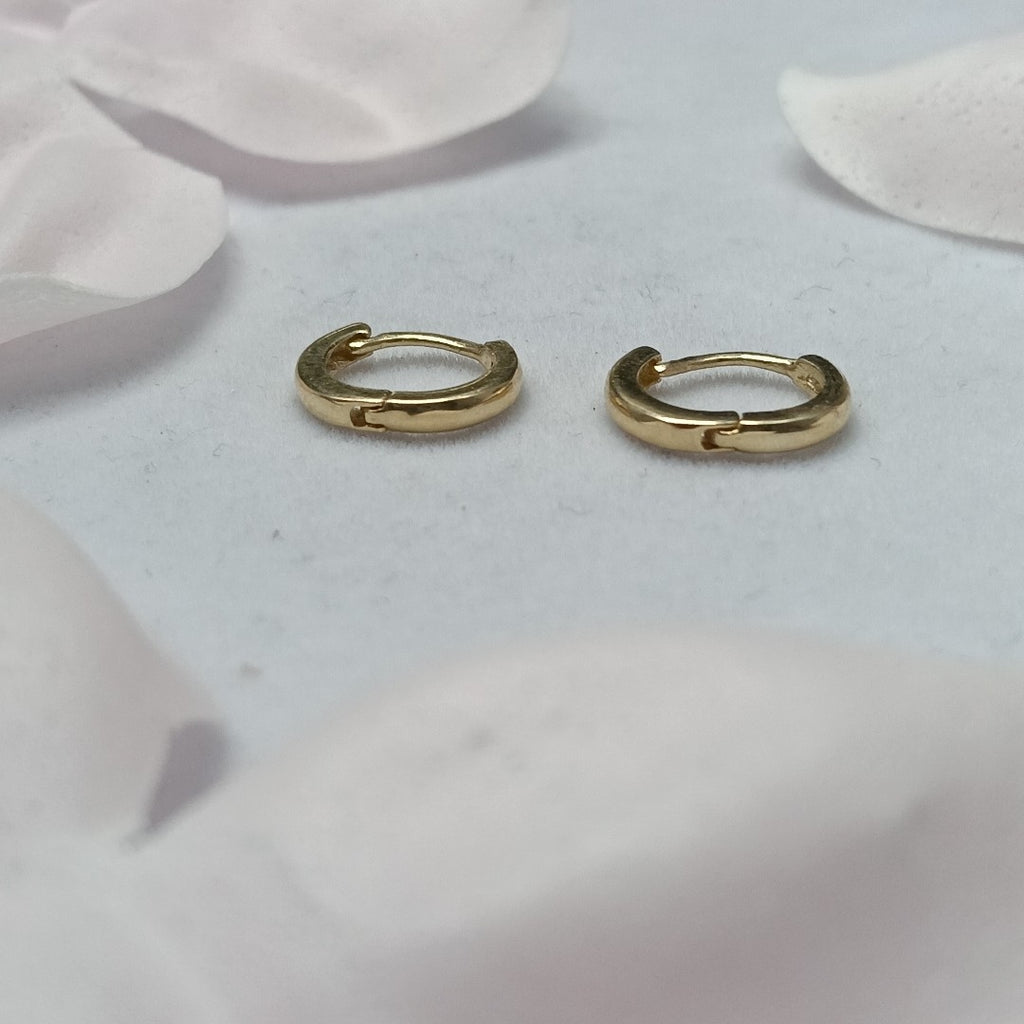 ARETES HUGGIE 14K 1.4 GR (NUEVO)