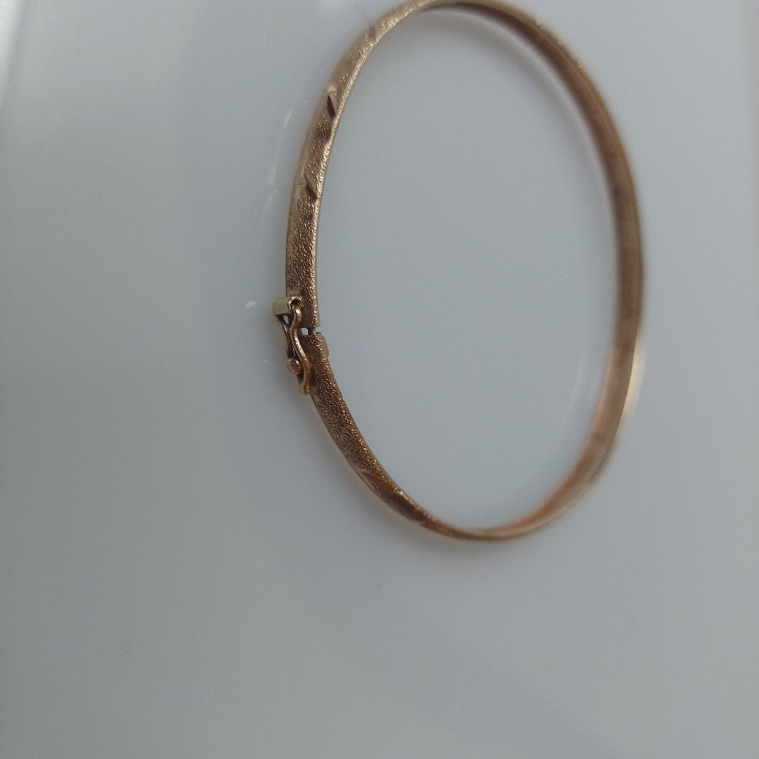 PULSERA RIGIDA ORO 14 K 4,20 GRMS (SEMINUEVO)