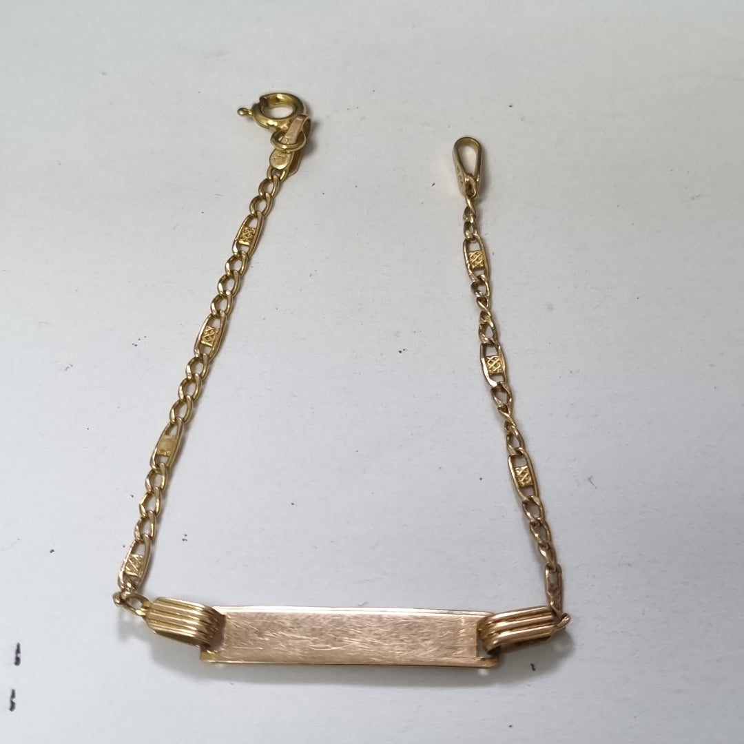 ESCLAVA ORO 14 K 1.4 GRMS (SEMINUEVO)