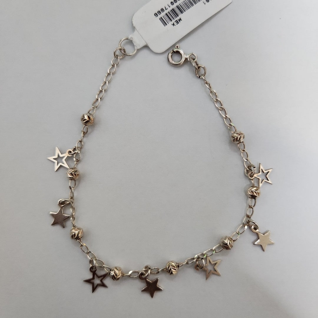 PULSERA TEJIDO ESPECIAL PLATA .925 18 CM 3.1 GR (NUEVO)