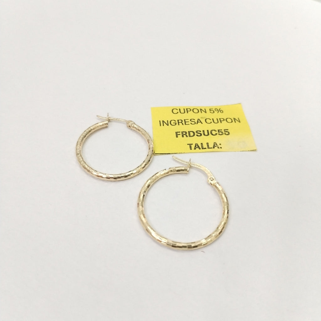 ARRACADAS PAR ORO 14 K 1,70 GRMS (SEMINUEVO)
