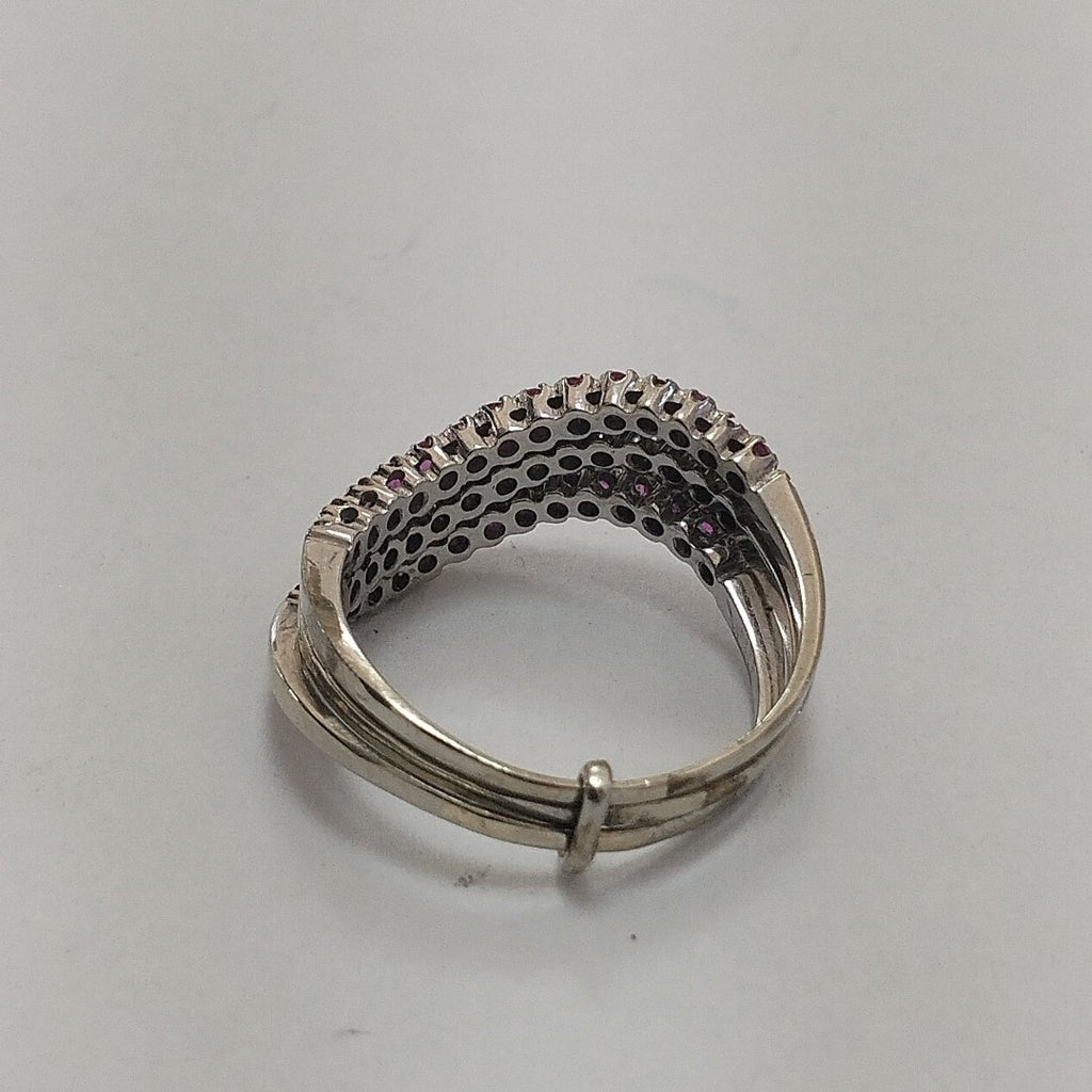 ANILLO ORO, ORO BLANCO 14 K 4.5 GRMS (SEMINUEVO)