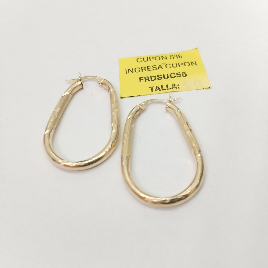 ARRACADAS PAR ORO 14 K 2,60 GRMS (SEMINUEVO)