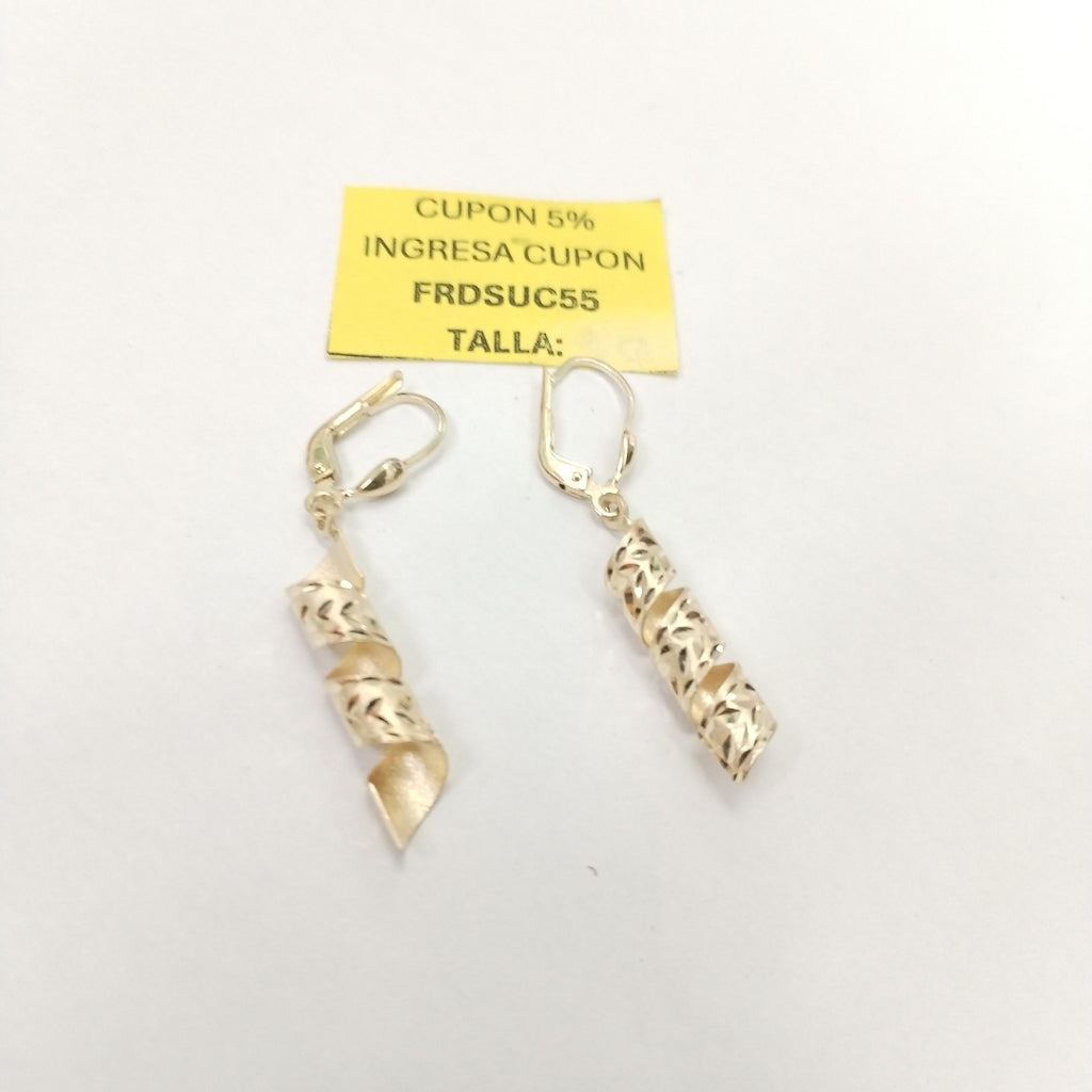ARETES PAR ORO 14 K 2,90 GRMS (SEMINUEVO)