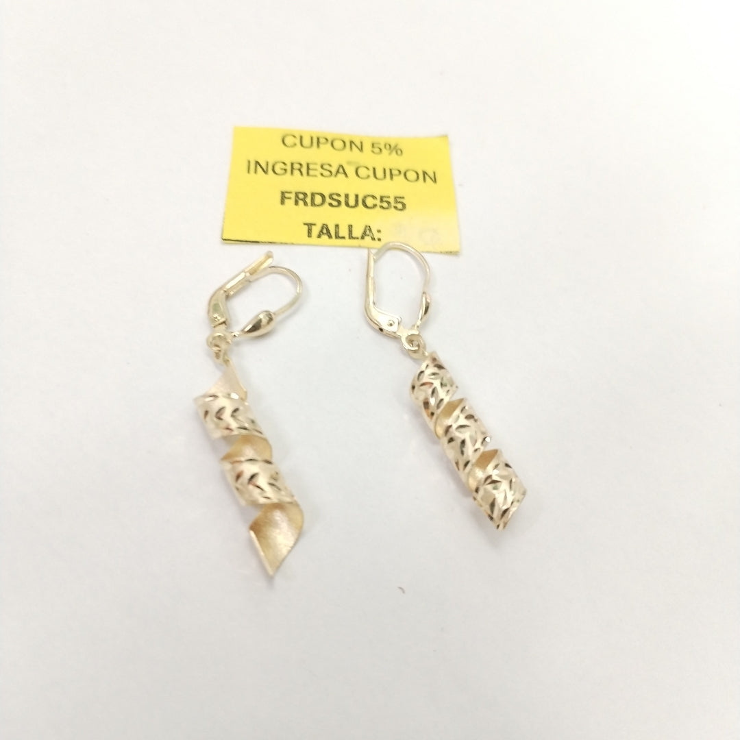 ARETES PAR ORO 14 K 2,90 GRMS (SEMINUEVO)